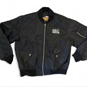 Harley-Davidson Classic Black Bomber Jacket